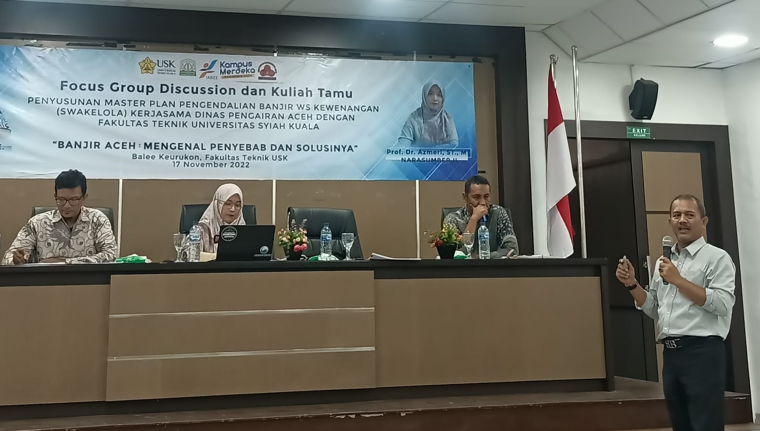 FGD Dan Kuliah Tamu "Banjir Aceh : Mengenal Penyebab dan Solusinya"